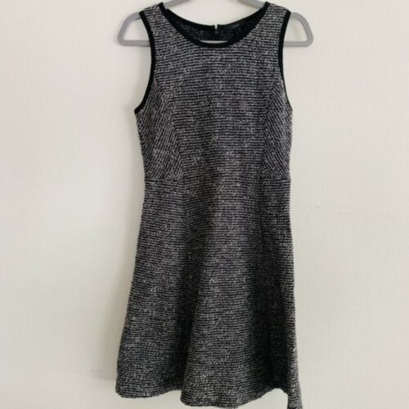 J.Crew Womens A line Tweed Fit Flare Dress - Picture 2 of 5